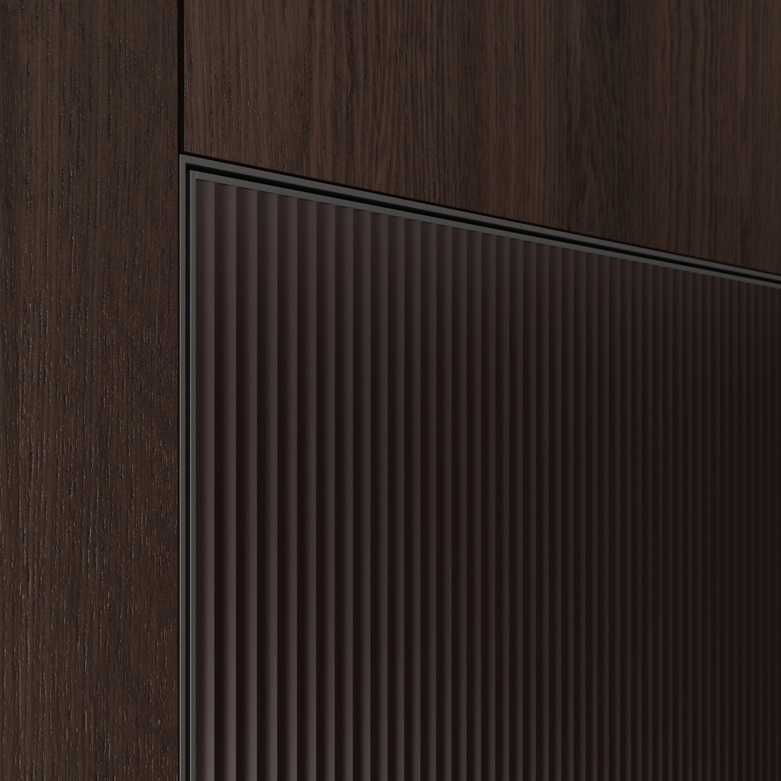 Otočné dveře Master se sklem Flutes