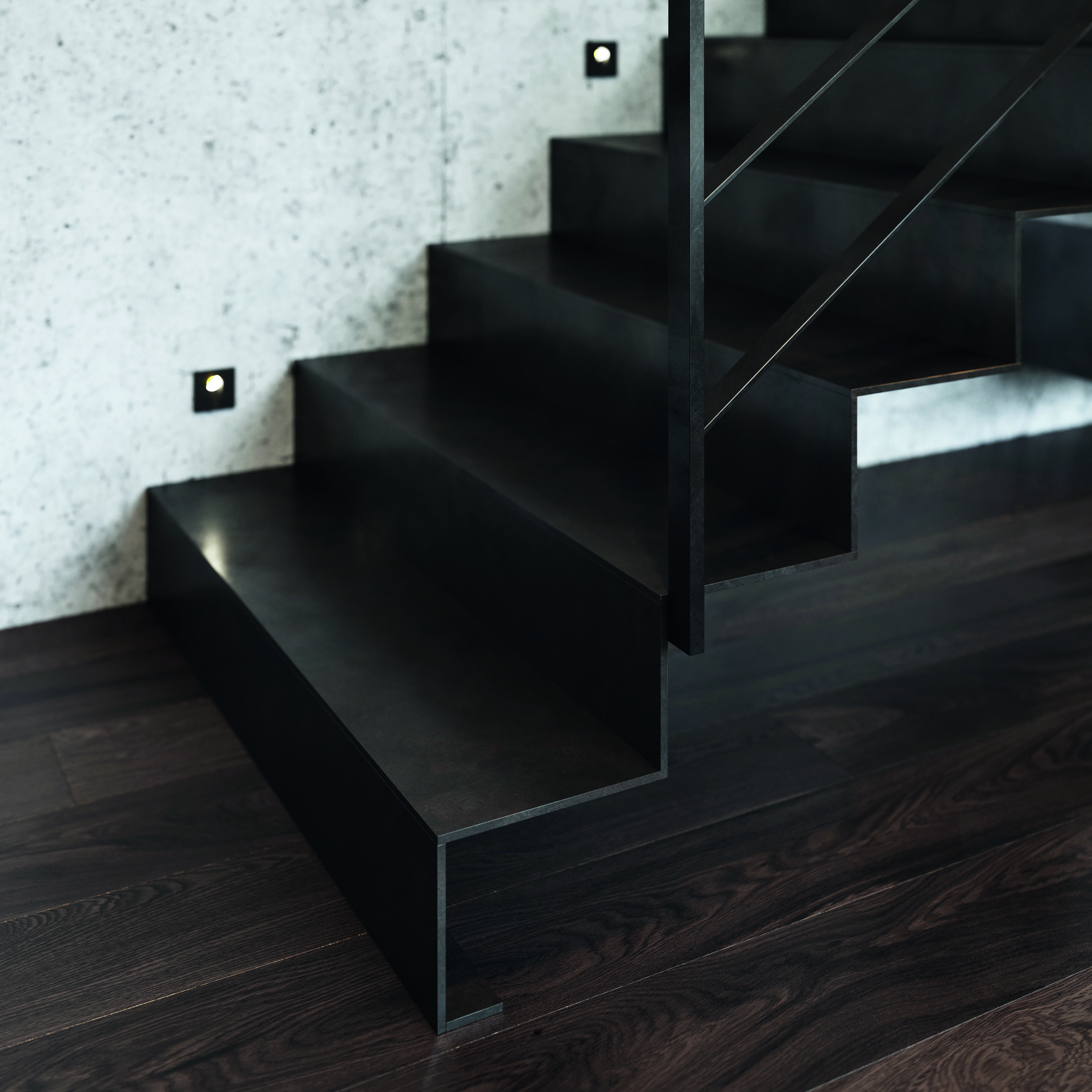 Вътрешно стълбище от заварена стомана