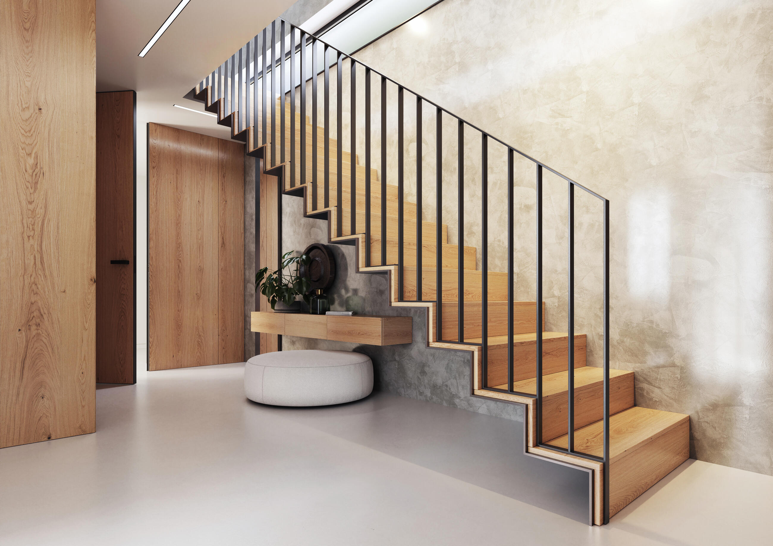 Вътрешно стълбище Slim Wood