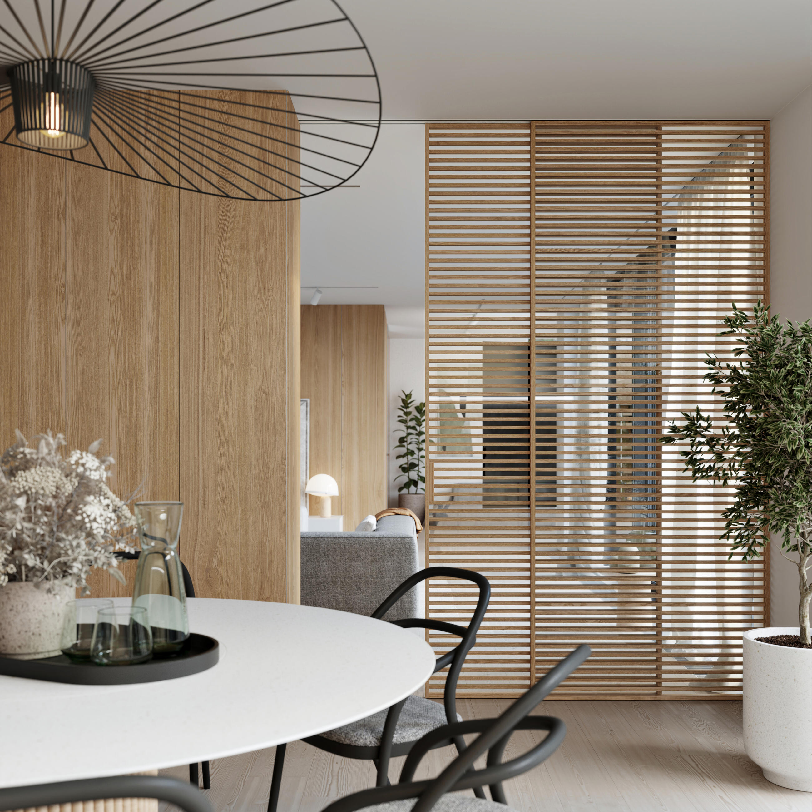 Плъзгаща се врата Idealine Wood