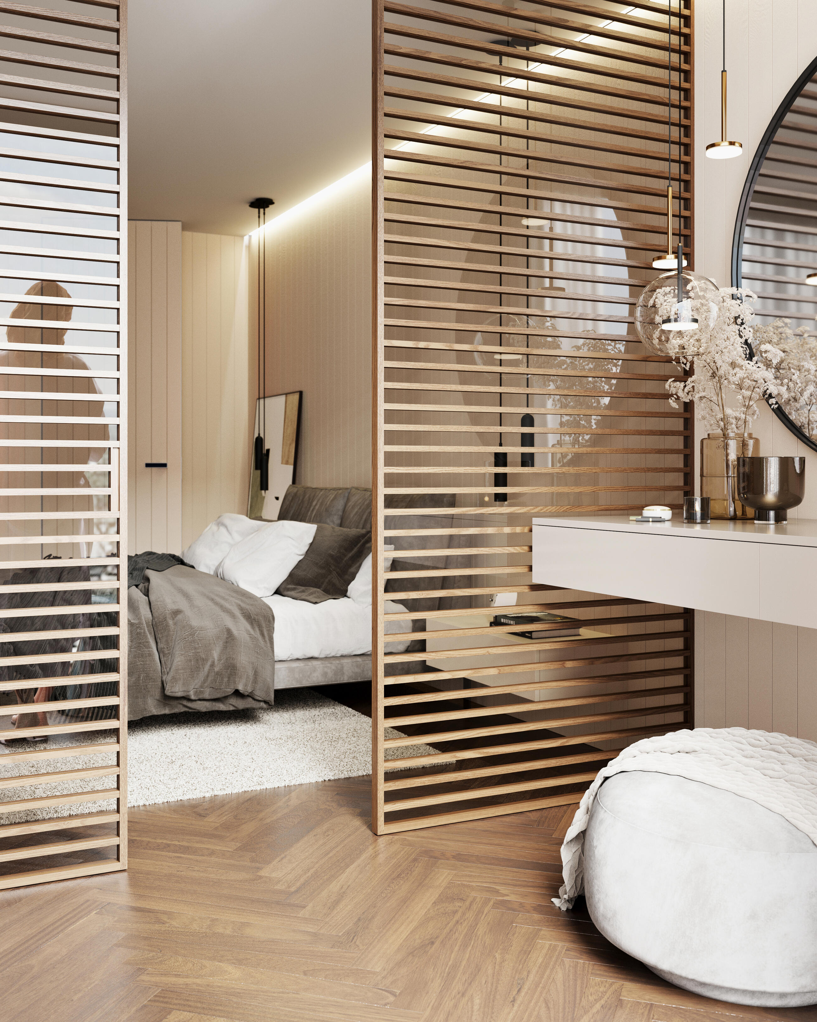 Плъзгаща се врата Idealine Wood Horizontal