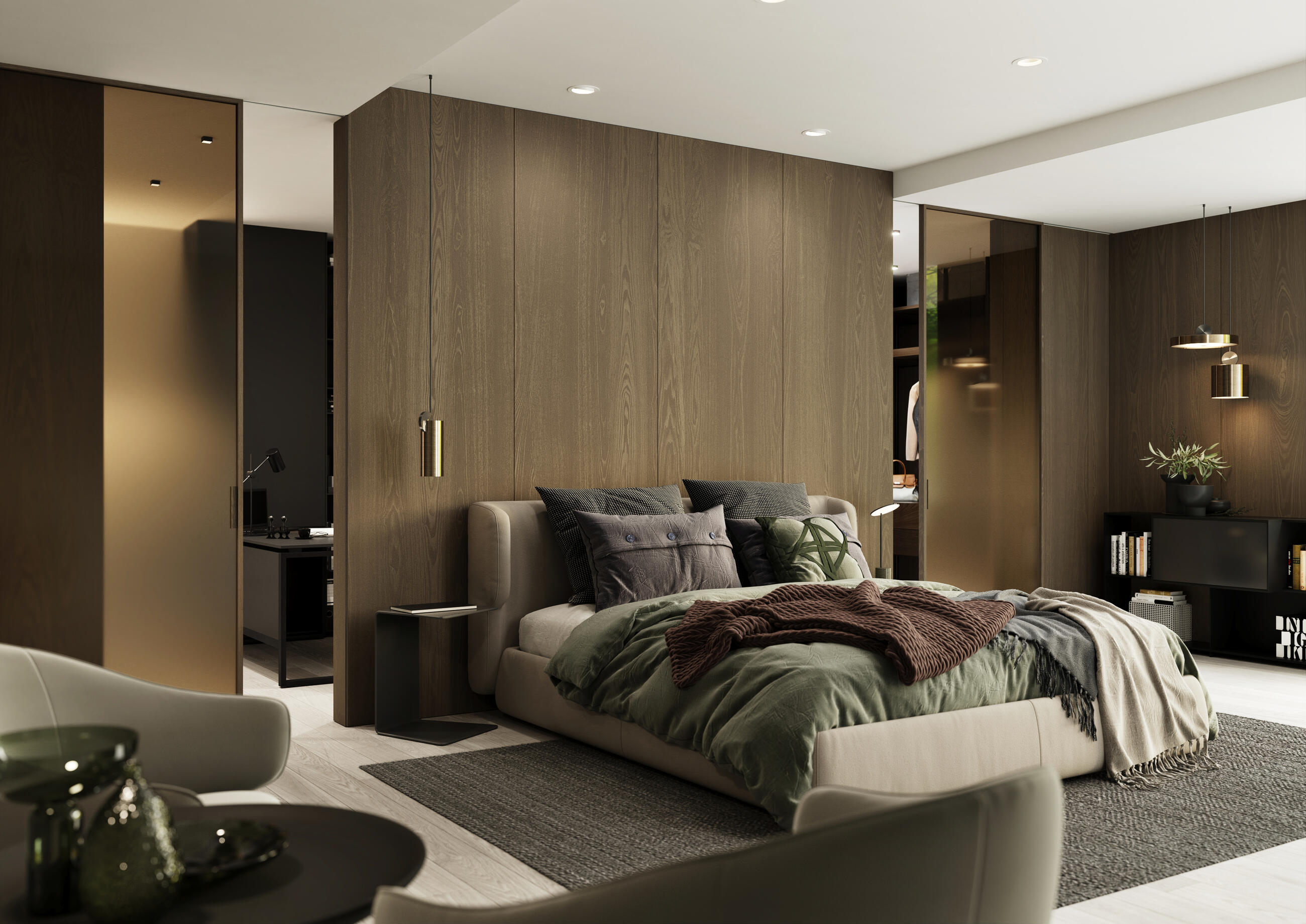 Плъзгаща се врата Idea Wood